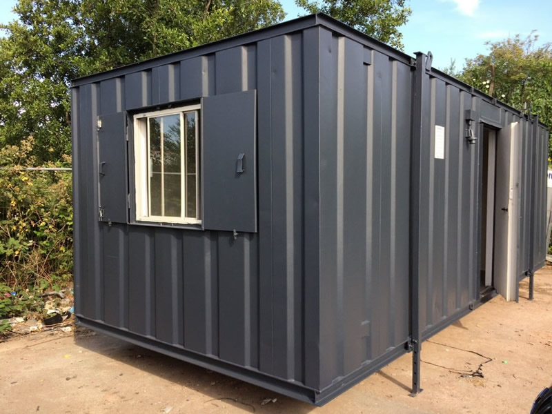 24ft by 9ft anti vandal office container