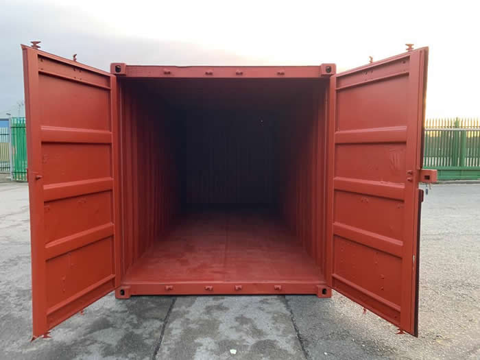 storage container in red