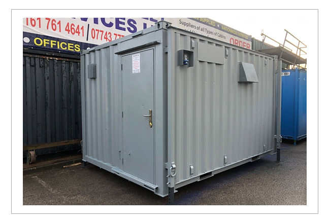 anti vandal toilet block in grey